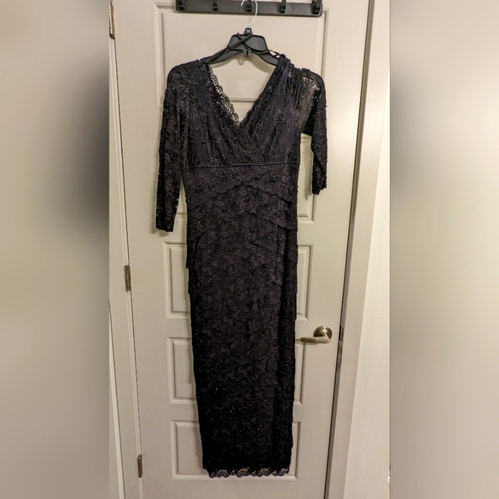 Lace/beaded black dress